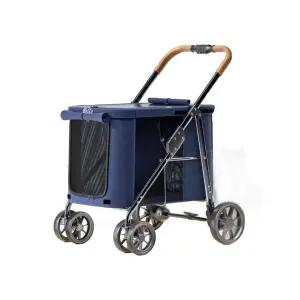 대형견 중형견 개모차 산책 접이식 소형견 유모차 시바견 D7