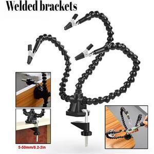 테이블 클립 조명 수리 돋보기 데스크 클램프 PCB 용접 세 번째 돕는 손 Led 빛으로 납땜