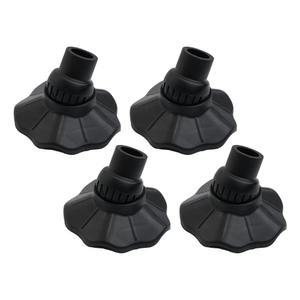 4PCS 야외 캠핑 의자 패드 다리 안티 트랩 미끄럼 매트 방지 커버 접이식