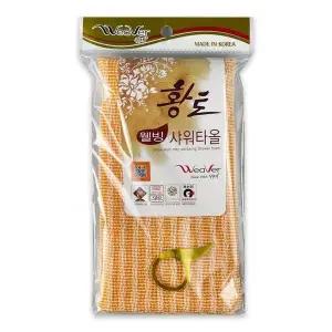 [JHL1Q536_51CW]황토 웰빙 샤워타올 1P -O (29924412A)