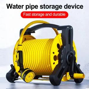 세차 호스 물총 주최자 대형 노란색 자동차 정원 릴 급수 유물