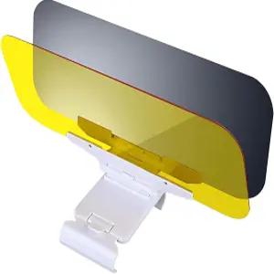 자동차/트럭용 주간/야간 편광 선바이저 익스텐더 안티 글레어 자외선 차단 클립온 쉴드 파편 방지 광학