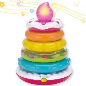 장난감 VRZ071N1 윈펀 반짝반짝 케이크 링 쌓기 장난감