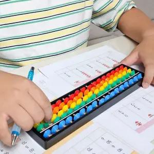 컬러 HSP962R6 주산 학습용 17선 암산 ZF 주판