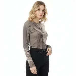 마린 세르 25FW 트롱프 뢰유 니트 저지 롱슬리브 티셔츠 (WTT032ACJER0091 BG20)