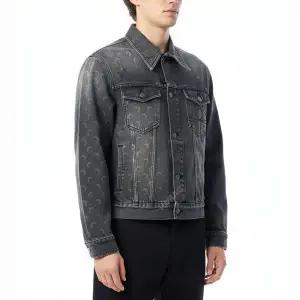 마린 세르 25FW 문 레이저 그레이 워시 데님 자켓 (MJA063BCDEN0006 GR90)