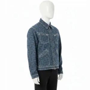 KENZO 위브 자수 트러커 데님 자켓 남성 청자켓 FE65DV3106J2DD