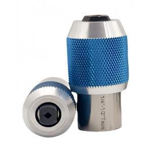 조절 가능 2개 탭 소켓 세트, 3/8인치 드라이브 라쳇 렌치용, 합금강 어댑터 도구 포함, 나사산 작업용