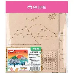 유니아트 RAP285Y6 DIY.W020 스트링아트 우드액자 만들기 독도
