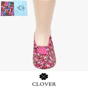 플라워 잔잔한 꽃자수 레이스 미끄럼방지 숙녀 덧신