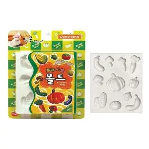 도너랜드 COW452M4 조형도구 플렉시블 몰드-채소 -33837