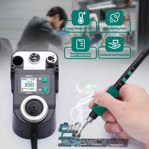 YIHUA 현미경 납땜 스테이션 C245 인두 키트 조정 가능 온도 전화 IC 수리 너무;
