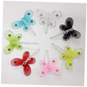 스타킹장식 AXB618R3 잠자리 35mm 검정 1SET 공예 꾸미기 미술