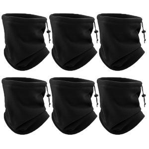 휘보 6피스 남성용 겨울 플리스 넥 워머 여성용 추운 날씨 게이터 스키 마스크 스카프 커버