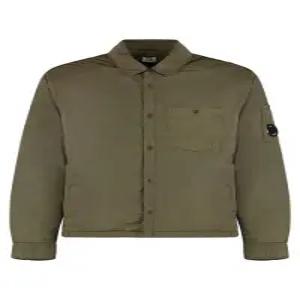25FW 씨피 컴퍼니 크롬 R 렌즈 버튼 오버셔츠 19CMOS088A 005904G 683 IVY GREEN DOM