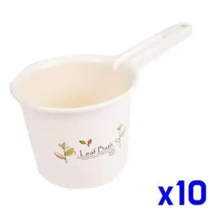 [JED] 욕실바가지 바가지 욕실 내추럴 물바가지 대 x10개