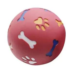 [JED] 레드 공 강아지 간식 장난감 담기 가능한 놀이용
