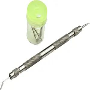 SE 7피스 시계 스프링 바 공구 세트 - 교체 가능한 핀 6개와 5인치 포함 수리에 이상적 JT6203