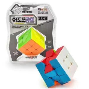 아토스 UCV277W4 큐브 창의력 두뇌개발 게임 큐브블럭 퍼즐 3x3