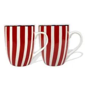 [JED] 물컵 머그컵 커피잔 머그잔 2P 물잔 도자기 레드