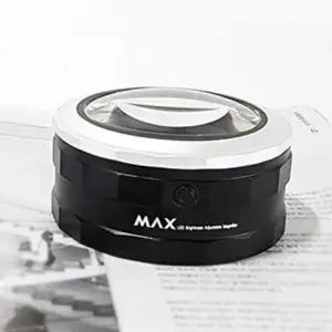 [JED] 돋보기 거울 3단 충전신 관찰 독서 LED확대경 확대경