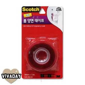 [JED] 투명 양면 스카치 폼 테이프 3M