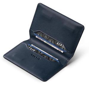 VULKIT 슬림 미니멀리스트 카드 홀더 RFID 차단 가죽 신용 전면 포켓 지갑 마그네틱 잠금 장치