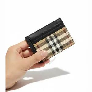 Reorder Check Money Clip Wallet (8084170) (체크 머니클립 지갑)