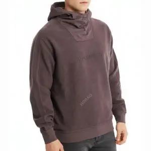 Reverse Brushed  Emerized Diagonal Fleece Mixed Hooded Sweatshirt(17CMSS274A 006614G 771)