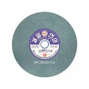 철물 제일연마 GC석 연마석 80방(1장) 205x25Tx15.8mm