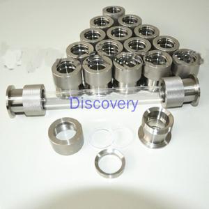 스테인레스 스틸 석영 파이프 조인트, 플랜지 연결, KF16, KF25