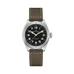 [해밀턴]해밀턴 H70315830 카키 필드 익스페디션 남성 가죽시계