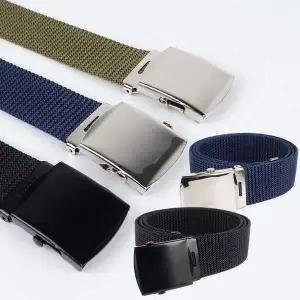 [콩심팥심]와이드 군용 버클 혁띠 군인 벨트 남성 작업복 허리띠 남성벨트