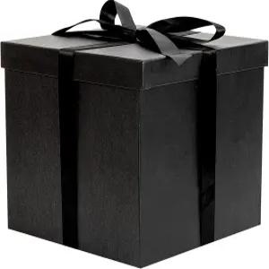 뚜껑과 리본이 달린 10인치 대형 선물 상자 생일 결혼식 발렌타인데이 아버지의 날 기념일 포장을 위한