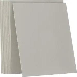 20개 칩보드(80PT) - 12.5인치 x 10인치 회색 두꺼운 크래프트 보드 스크랩북 공예 및 제품 지원