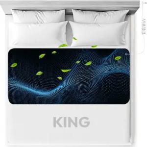 침대용 접지 수면 매트 - 킹 사이즈 매트리스 커버 패드 27 x76 발 휴식 요가 운동 균형 웰빙