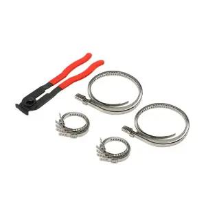 등속조인트 CV 조인트 부트 클램프 키트 스틸 구동축 크림프 클립 ATC 32-41mm 70-127mm