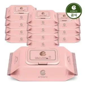 앙블랑 아기물티슈 63평량 세이프 인디핑크 휴대캡형 20매X12팩 N-IMC12