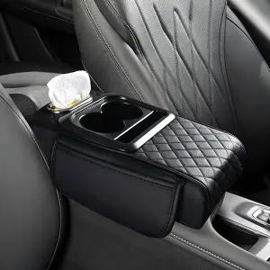 자동차 콘솔쿠션 수납함 멀티 컵홀더 티슈박스 차량용 팔걸이 수납박스 4color