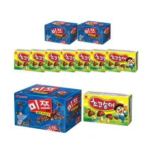 오리온 미쯔, 252g, 3개 +초코송이, 50g, 8개