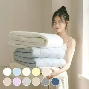 아망떼 BEST 사계절 먼지없는 알러지케어 순면 고정밴드 미끄럼방지 침대패드