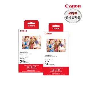 캐논 포토프린터 용지 RP-54 2팩(108매)