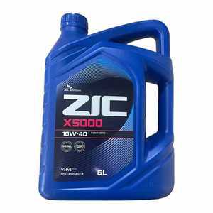 ZIC X5000 10W40 6L 지크 X5000 디젤엔진오일