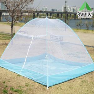 캠텔 바닥있는 원터치 모기장/9-10인용 텐트형/야외사용 280X260