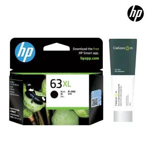 HP 63XL 대용량 검정 정품 잉크 F6U64AA + 기능성 거품 세안제 120ml