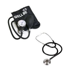 진산 아네로이드 수동식 혈압계+단면 청진기 세트