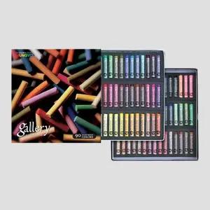 문교 갤러리 전문가용 원형파스텔 90색 [MPA-90]