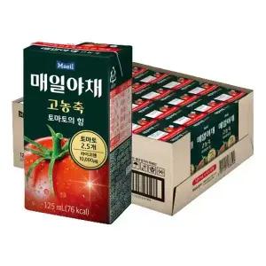 매일야채 고농축 토마토의 힘 125ml, 24개