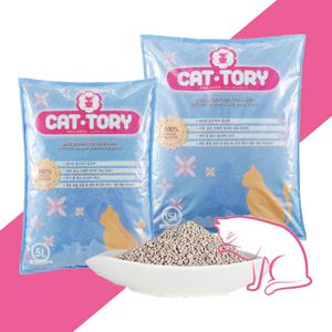 캣토리 모래 플레인 벤토나이트 5L x 4개 고양이 모래 한박스