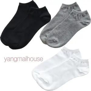 남성 스니커즈/여성 발목양말/10켤레세트/화이트/남자/여자/학생양말/흰색
